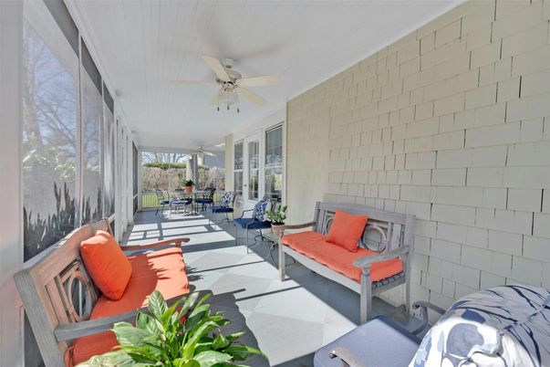 Interior, Stone Walls, Sun Room