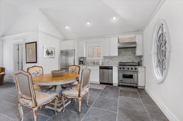 Dining room, Interior, Kitchen, Recessed Lighting, Stainless Steel Appliances