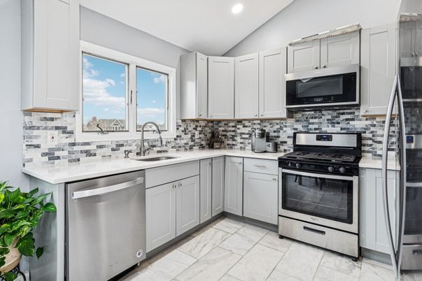 Interior, Kitchen, Recessed Lighting, Stainless Steel Appliances