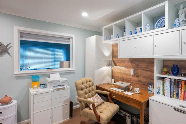 Home Office, Interior, Recessed Lighting