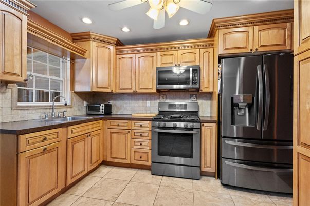 Interior, Kitchen, Recessed Lighting, Stainless Steel Appliances