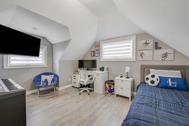 Bedroom, Home Office, Interior, Wood Texture Flooring