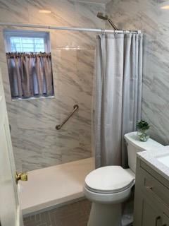 Bathroom, Interior, Marble Walls