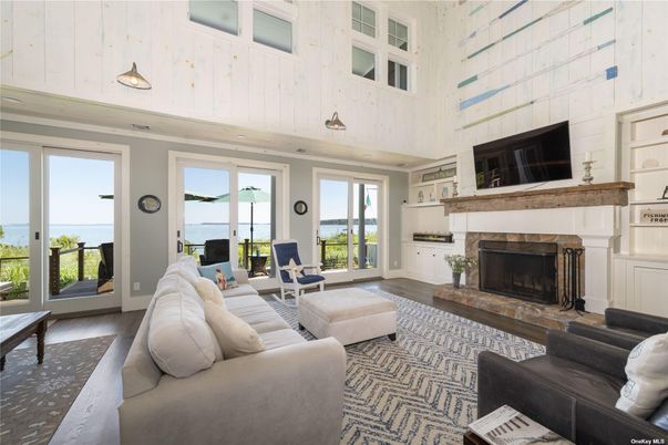 Fireplace, Interior, Living room, Water, Wood Texture Flooring