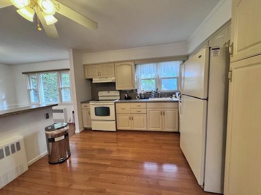 Interior, Kitchen, Wood Texture Flooring