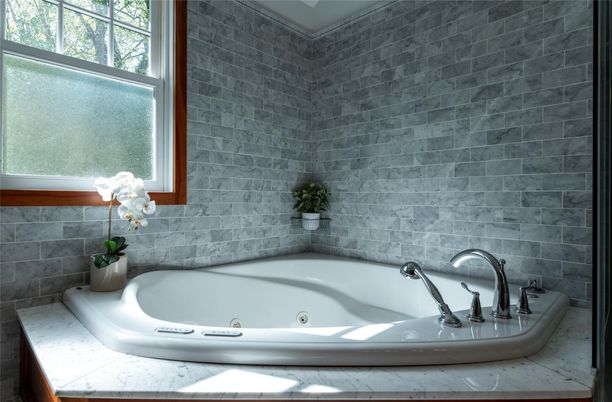Bathroom, Interior, Stone Walls