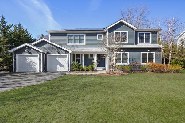 Attached, Exterior, Facade, Solar Panels, Farmhouse