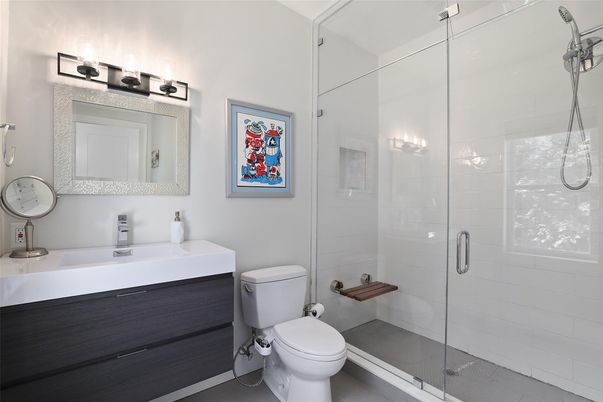 Bathroom, Glass Shower, Interior