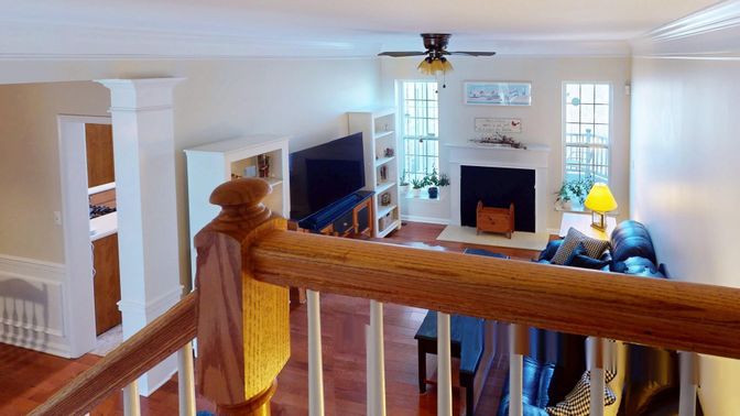 Fireplace, Interior, Wood Texture Flooring