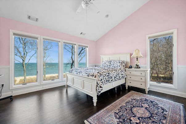 Bedroom, Interior, Water, Wood Texture Flooring