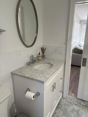 Bathroom, Interior, Wood Texture Flooring