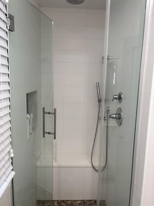 Bathroom, Glass Shower, Interior