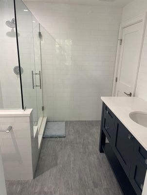 Bathroom, Glass Shower, Interior