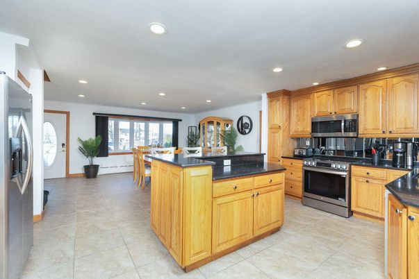 Interior, Kitchen, Recessed Lighting, Stainless Steel Appliances
