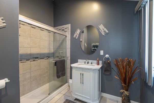 Bathroom, Glass Shower, Interior