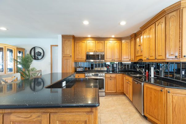 Interior, Kitchen, Recessed Lighting, Stainless Steel Appliances