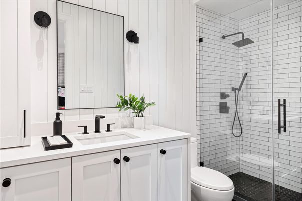 Bathroom, Glass Shower, Interior
