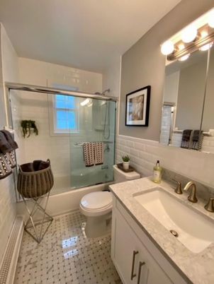 Bathroom, Glass Shower, Interior