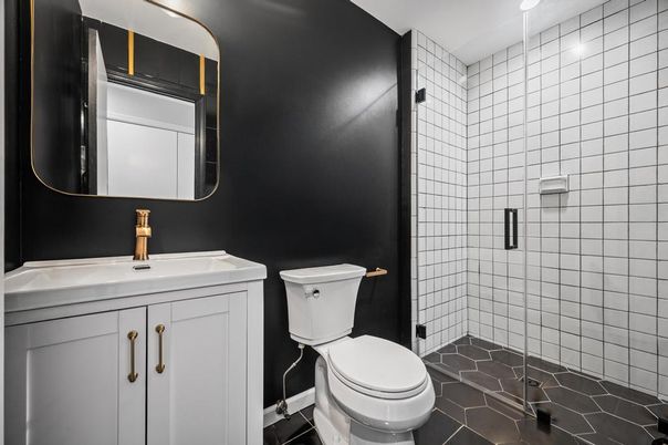 Bathroom, Glass Shower, Interior