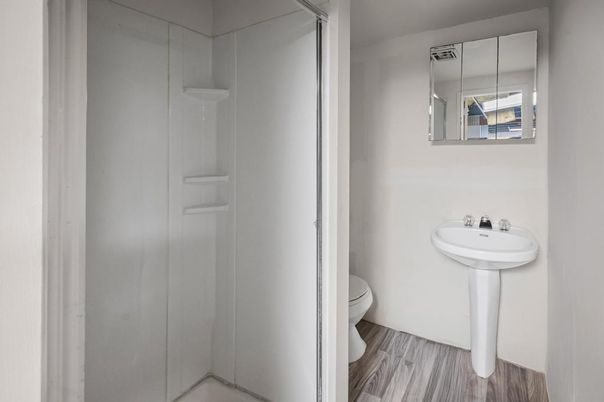 Bathroom, Interior, Wood Texture Flooring