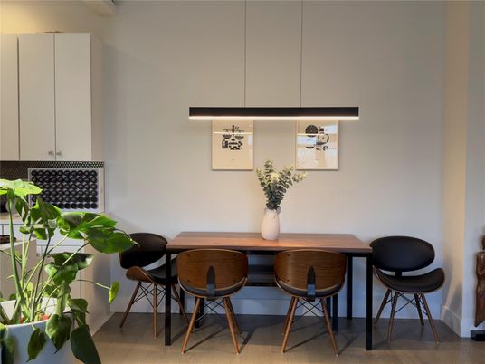 Dining room, Interior, Wood Texture Flooring