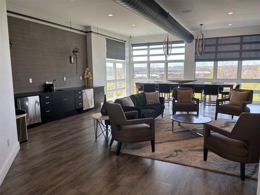 Dining room, Interior, Kitchen, Living room, Pendant Lights, Recessed Lighting, Wood Texture Flooring