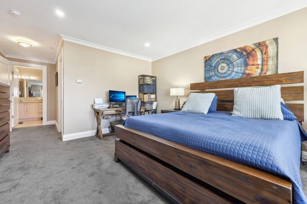 Bedroom, Home Office, Interior, Recessed Lighting