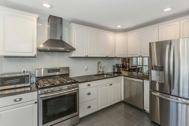 Interior, Kitchen, Recessed Lighting, Stainless Steel Appliances