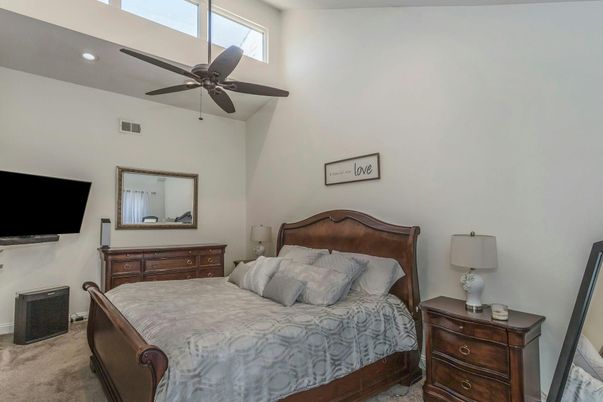 Bedroom, Interior, Recessed Lighting