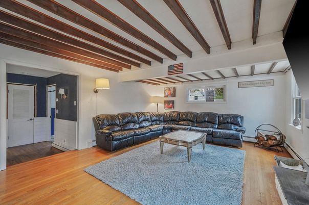 Interior, Living room, Wooden Beams, Wood Texture Flooring