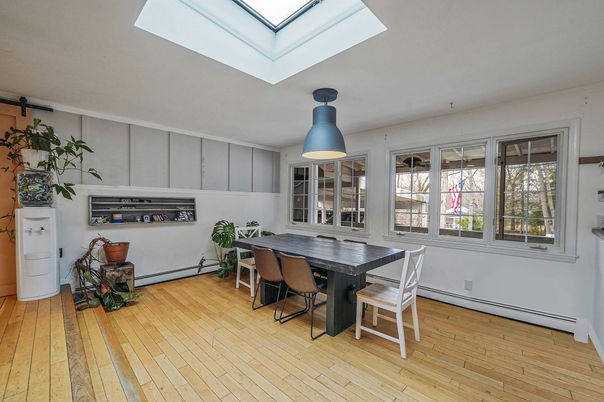 Dining room, Interior, Wood Texture Flooring