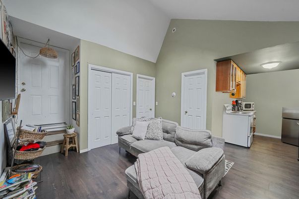 Interior, Living room, Washer, Wood Texture Flooring