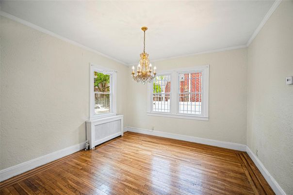 Chandelier, Empty room, Interior, Wood Texture Flooring
