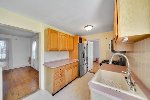 Interior, Kitchen, Wood Texture Flooring