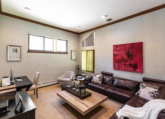 Home Office, Interior, Living room, Recessed Lighting