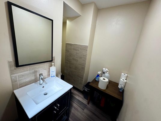 Bathroom, Interior, Wood Texture Flooring