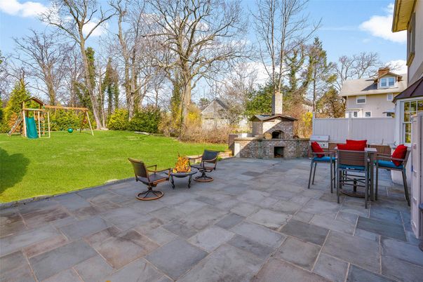 Backyard, Exterior, Fireplace, Playground