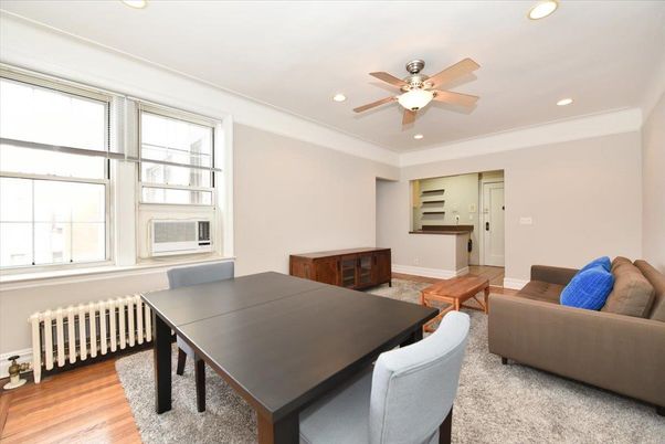 Dining room, Interior, Living room, Recessed Lighting, Wood Texture Flooring