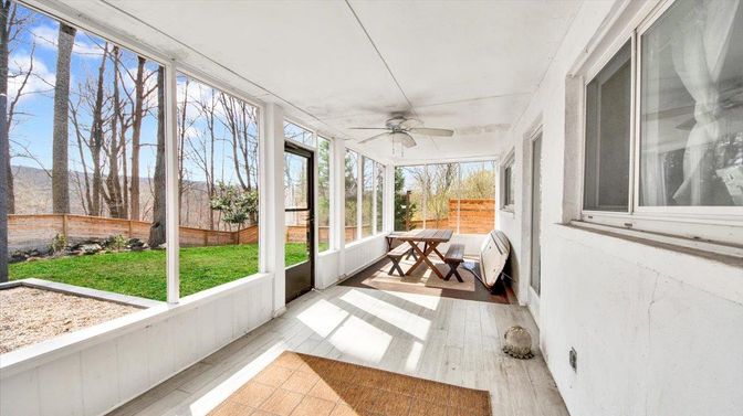 Interior, Sun Room, Wood Texture Flooring