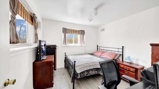 Bedroom, Interior, Wood Texture Flooring
