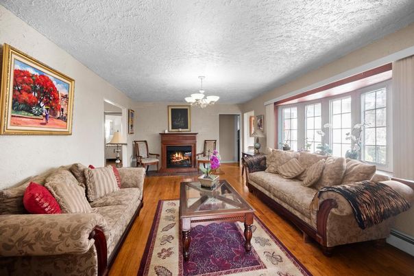 Chandelier, Fireplace, Interior, Living room, Wood Texture Flooring
