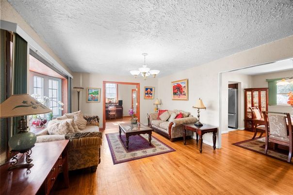 Chandelier, Interior, Living room, Wood Texture Flooring