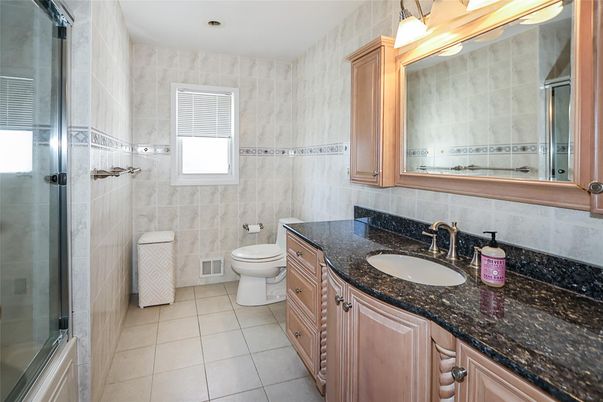 Bathroom, Dual Sink Vanities, Glass Shower, Interior