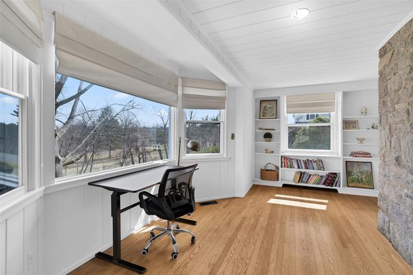 Home Office, Interior, Wood Texture Flooring