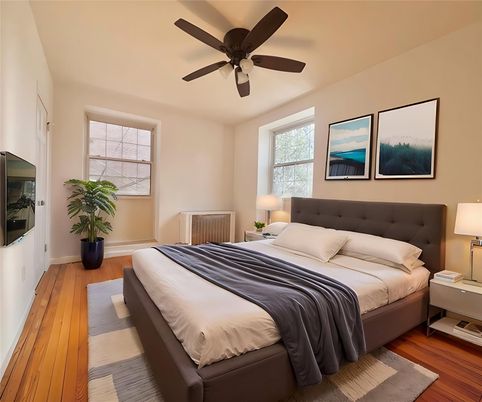 Bedroom, Interior, Wood Texture Flooring