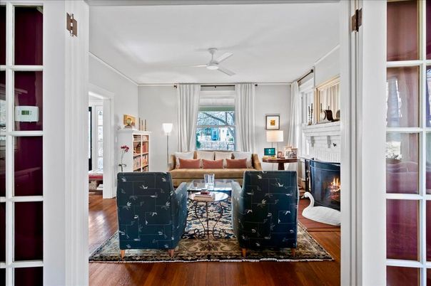 Fireplace, Interior, Living room, Wood Texture Flooring