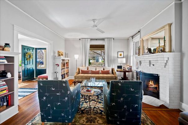 Fireplace, Interior, Living room, Wood Texture Flooring