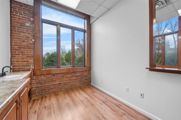 Interior, Stone Walls, Wood Texture Flooring