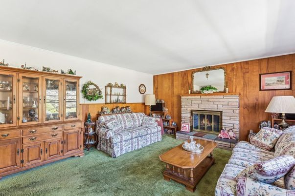Fireplace, Interior, Living room, Wooden Walls