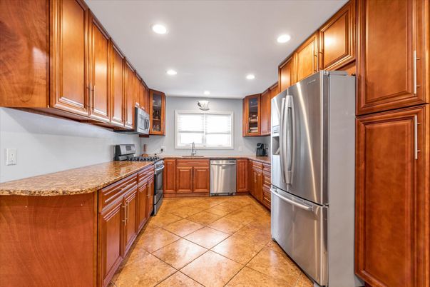 Interior, Kitchen, Recessed Lighting, Stainless Steel Appliances
